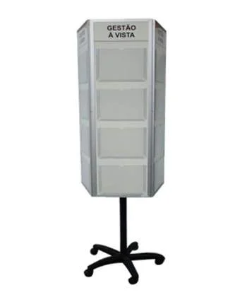 Quadro Giratório Branco 05 faces — REF. 3023