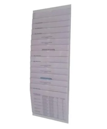 Porta documento agrupado com 15 suportes paisagem — REF. 1018