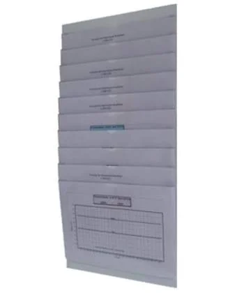 Porta documento agrupado com 10 suportes paisagem — REF. 1019